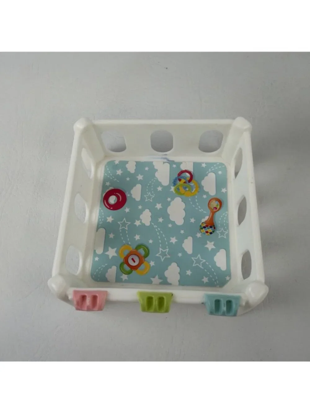 Fisher Price Little People 123 Babies Playdate Bundle w Baby High Chair Playpen